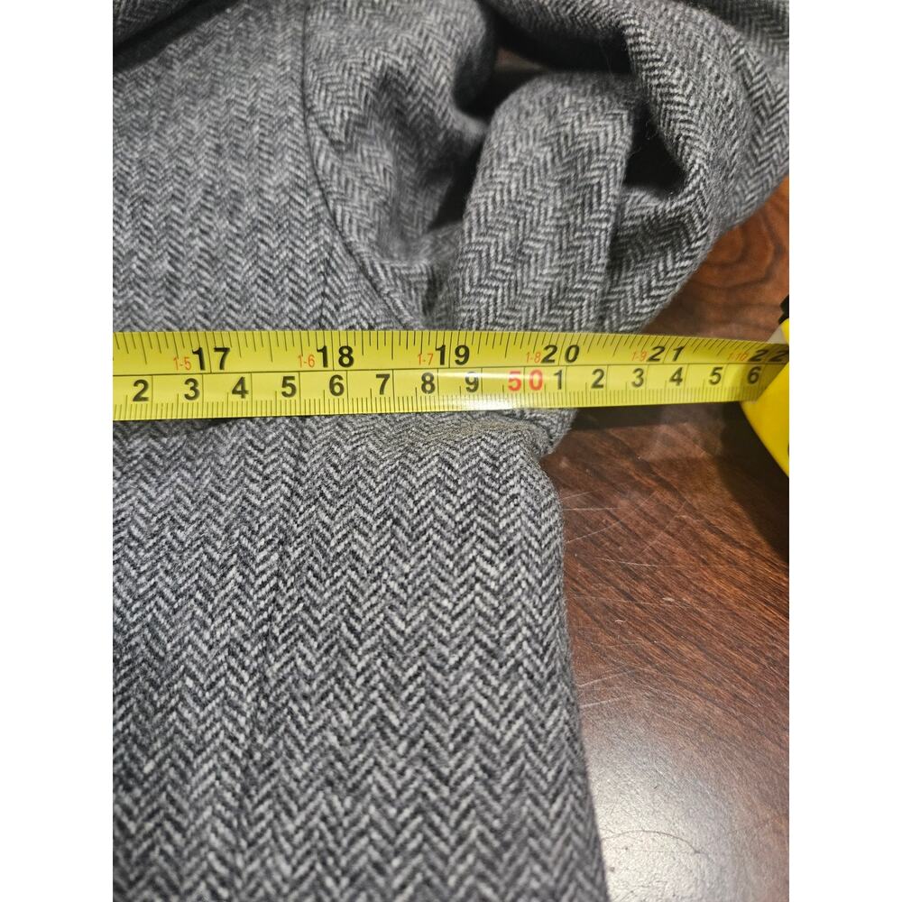 Everlane The Oversized Blazer Women’s 4 Gray Herringbone Wool Blend Longline - Picture 5 of 6